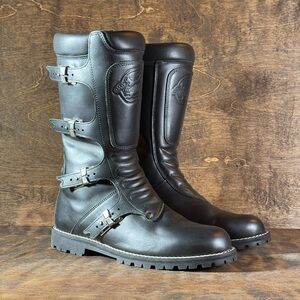Stylmartin Continental Motorcycle Boots Men's Black Size 43 NEW